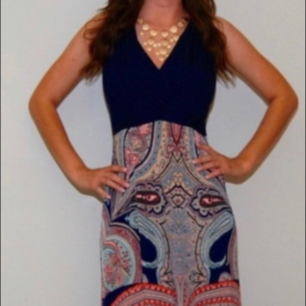 G.I.L.I. Fitted Maxi Dress